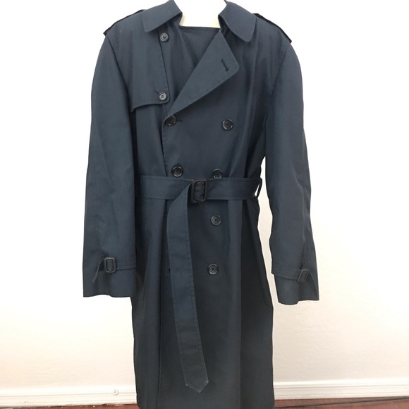 London Fog Iconic Belted Trench Coat 42R - Picture 2 of 8